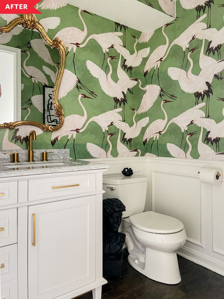 Luxe Bathroom Redo Apartment Therapy