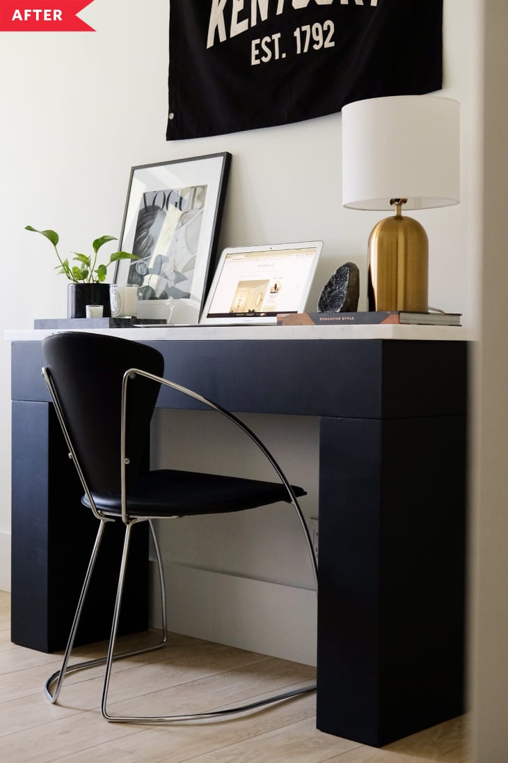 Thrifted Desk Transformation Cool Idea for Thrifted Desk Apartment