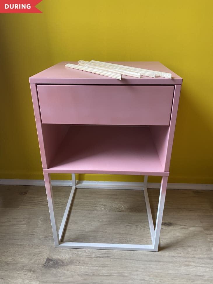 DIY IKEA VIKHAMMER Nightstand IKEA Hack Apartment Therapy