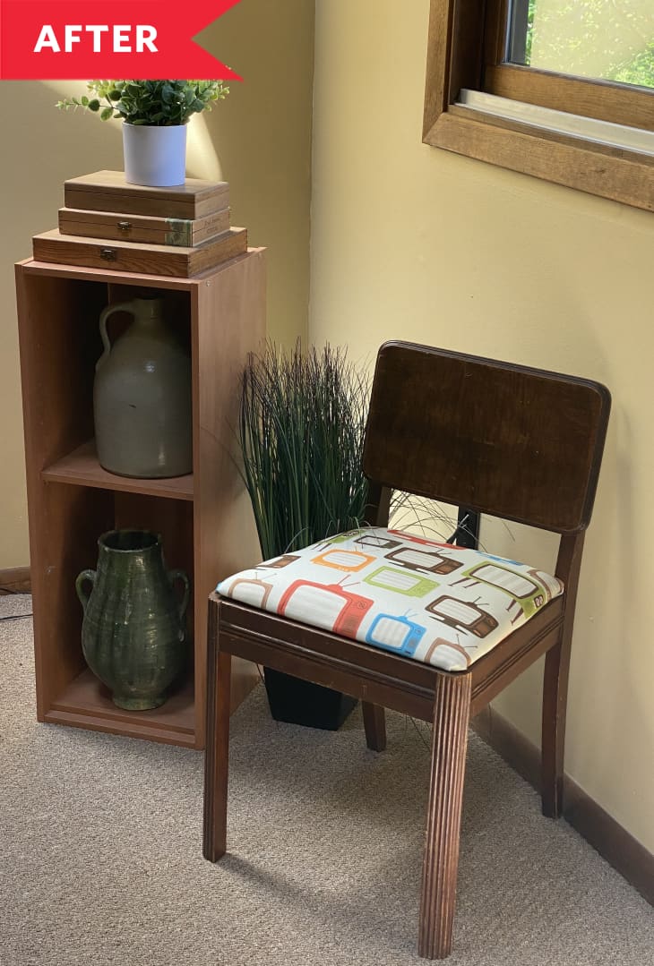 DIY MidCentury Modern Chair Reupholstery Apartment Therapy