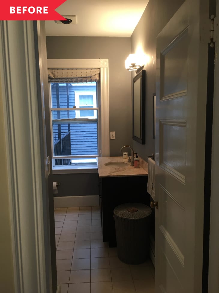 Outdated Bathroom Gets $500 Redo -Before and After Photos | Apartment ...