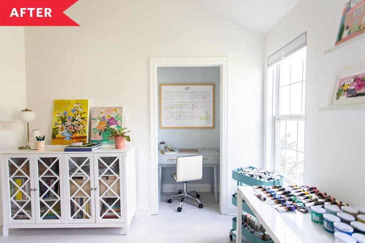 Artist's Studio Makeover - Before and After Photos | Apartment Therapy
