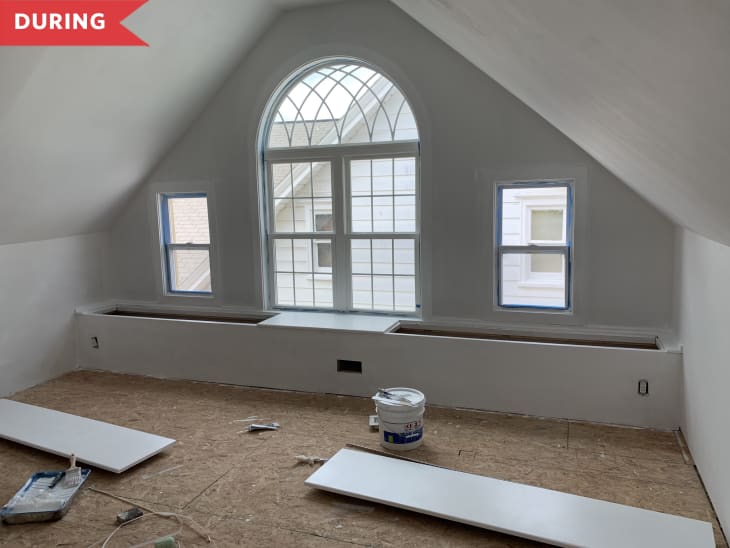 Unfinished Attic Redo Turned Bedroom | Apartment Therapy