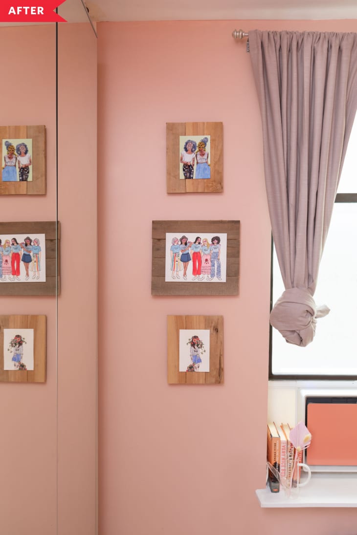 Pink Rental Bedroom Redo - Before and After Photos | Apartment Therapy