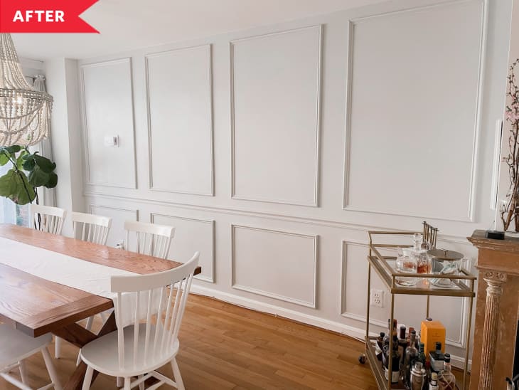 Renter Friendly DIY Moulding Dining Room Inspiration The Kitchn