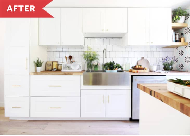 White IKEA Kitchen Redo - Before and After Photos | Apartment Therapy