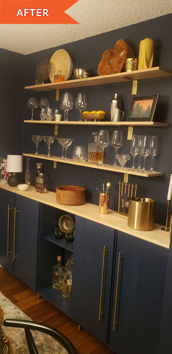 IKEA IVAR Bar Transformation for $500 - Before and After Photos ...