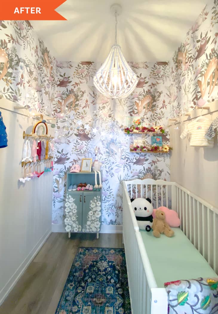 42 Square Foot Closet Turned Nursery Before and After Photos Apartment Therapy