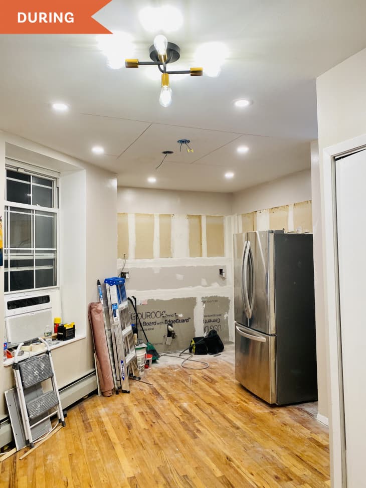 Gray IKEA SEKTION Kitchen Redo - Before and After Photos | Apartment ...