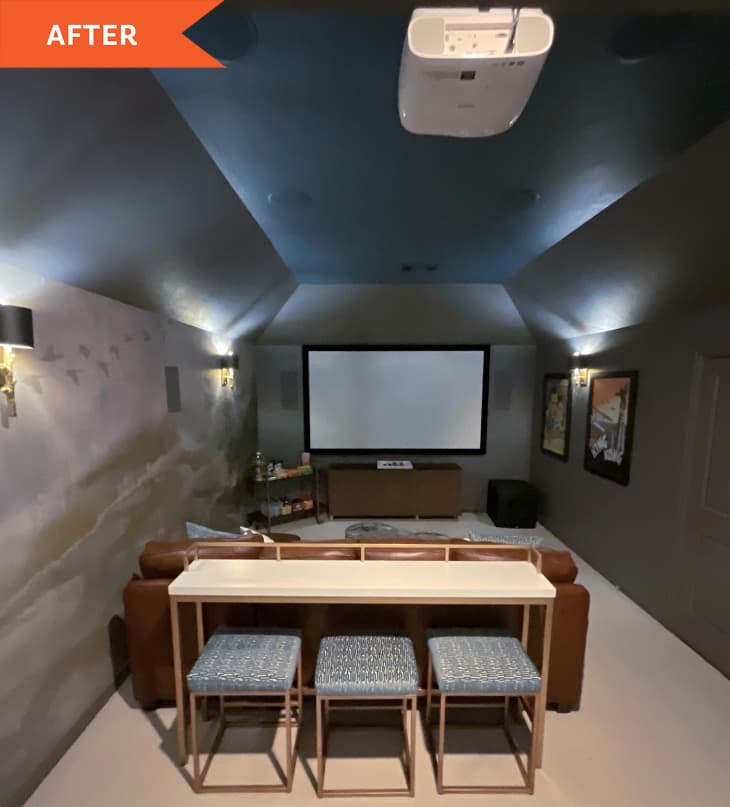 Family Media Room Redo - Before and After Photos | Apartment Therapy