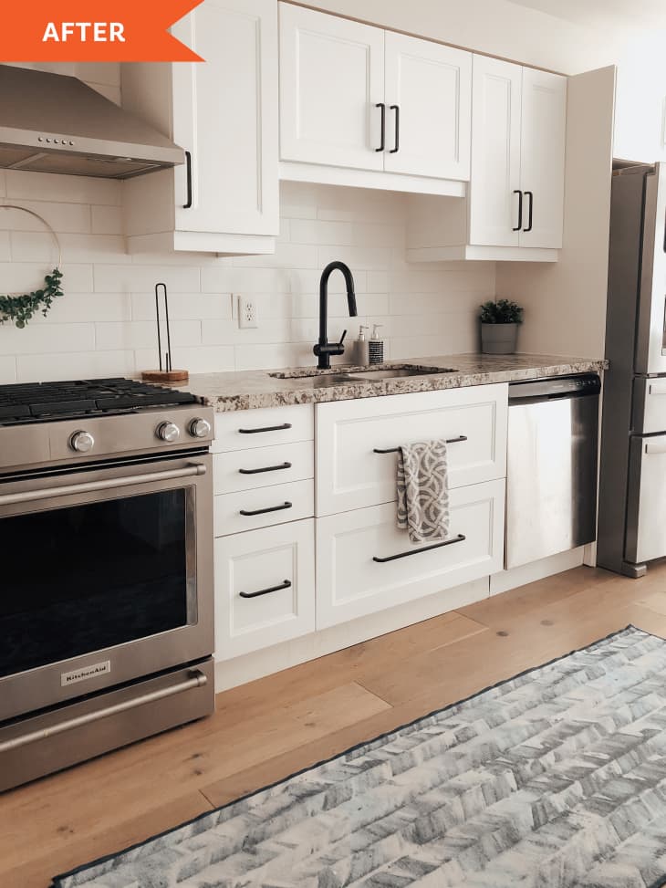 Kitchen Redo with White IKEA SEKTION Cabinets - Before and After Photos ...