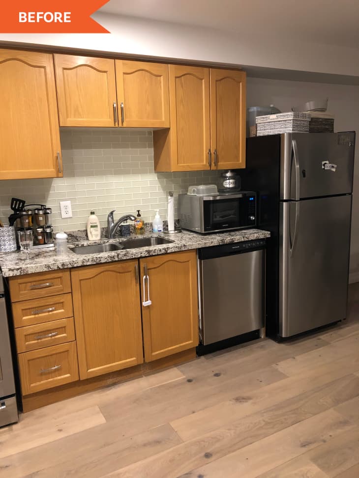 Kitchen Redo with White IKEA SEKTION Cabinets - Before and After Photos ...