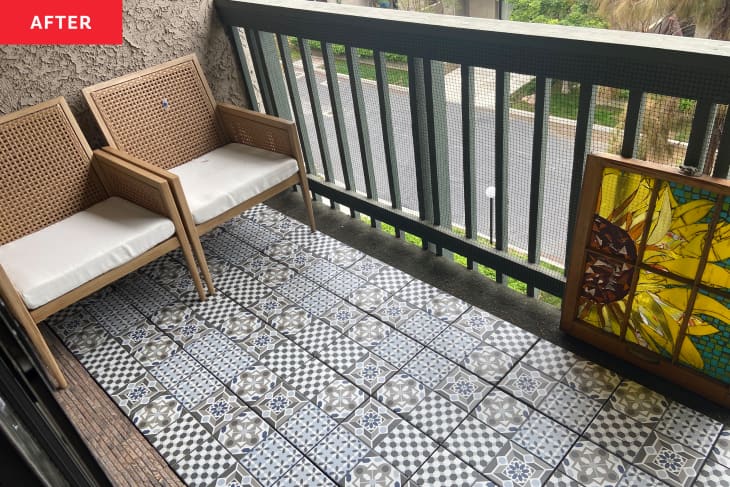 Before and After: A Balcony Was Upgraded from an 