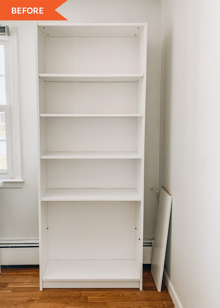 2 Day 300 IKEA BILLY Bookcase Redo Before and After Photos