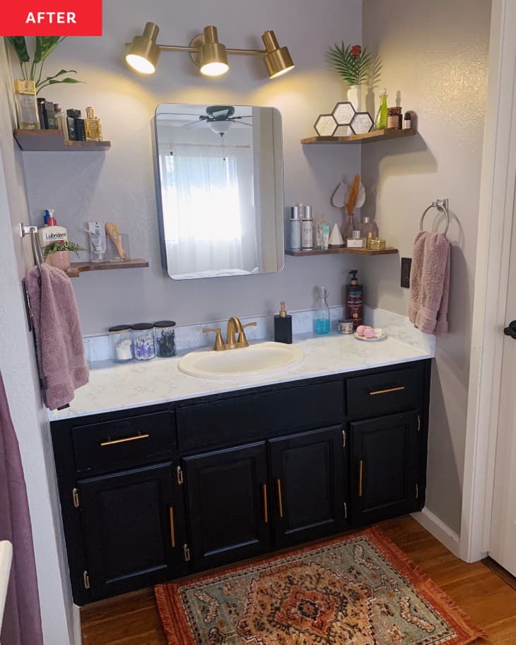 BudgetFriendly Bathroom Redo for 600 Before and After Photos