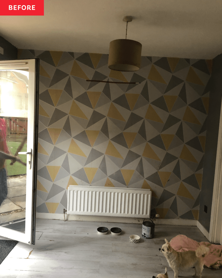 IKEA Hack Mirrored Dining Room Wall - Before and After | Apartment Therapy