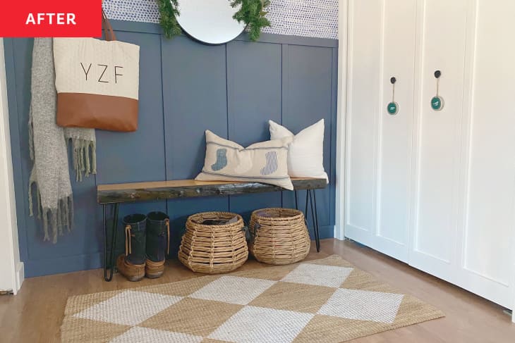 DIY Diamond Patterned Rug - Before and After Photos | Apartment Therapy