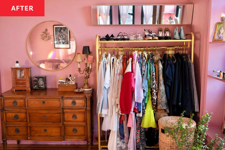 Glam Pink Bedroom Redo in Historic NYC Apartment - Before and After ...