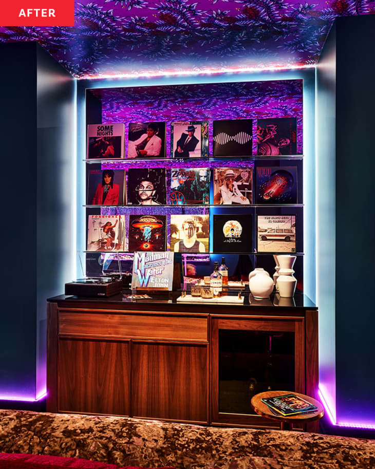 Media Room Renovation Before and After Photos Apartment Therapy