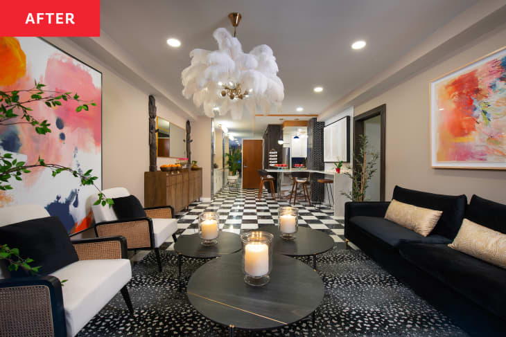 Curated visual reference: Visual Reference: Glam Apartment Redo Before And After Photos