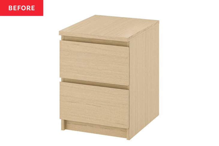 Malm 3 drawer top chest as nightstand