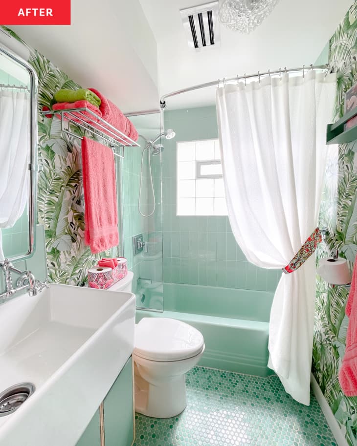 Vintage Green Bathroom Redo - Before and After Photos | Apartment Therapy
