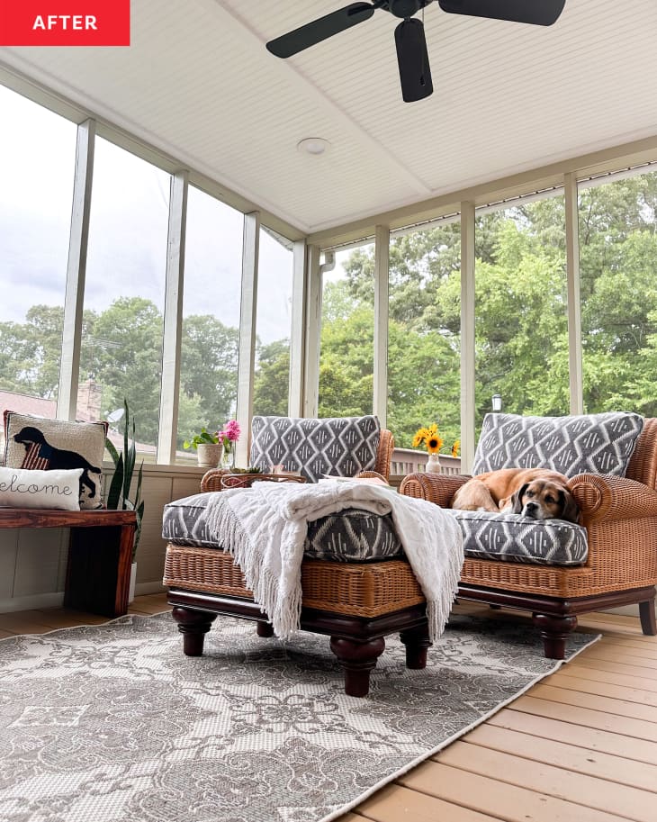 Screened Porch Redo Before and After Photos Apartment Therapy