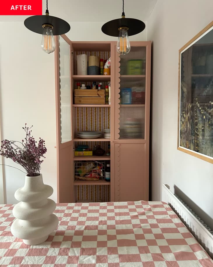 I Turned a Boring Bookcase into Fun & Quirky Kitchen Storage