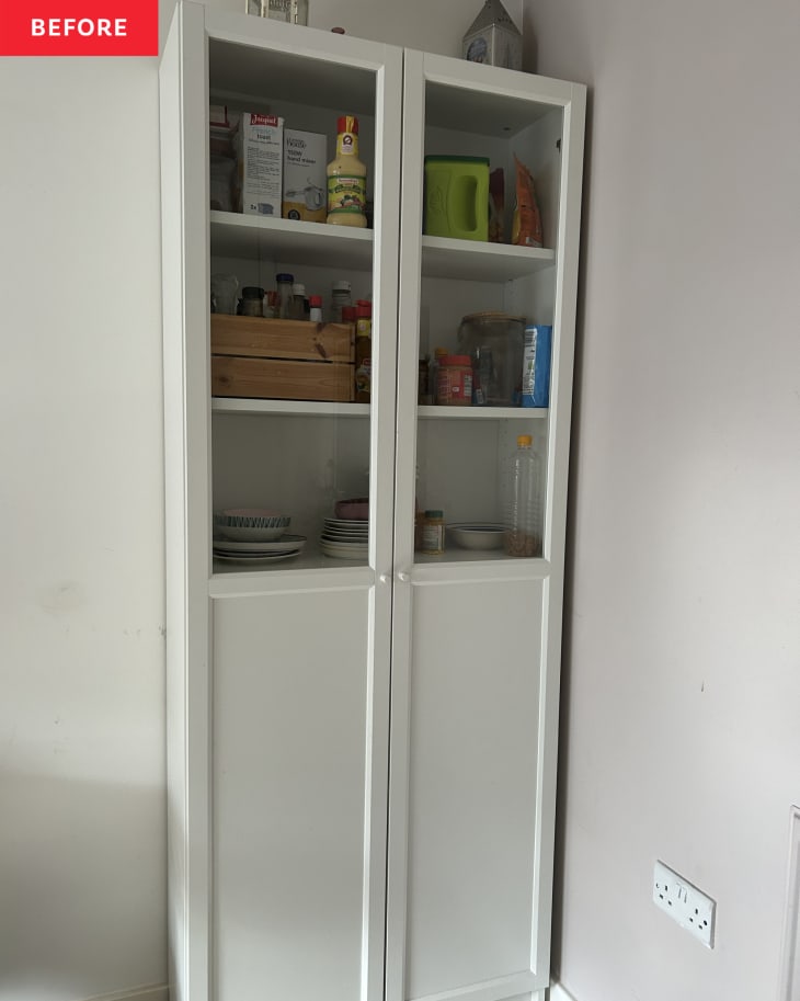 I Turned a Boring Bookcase into Fun & Quirky Kitchen Storage