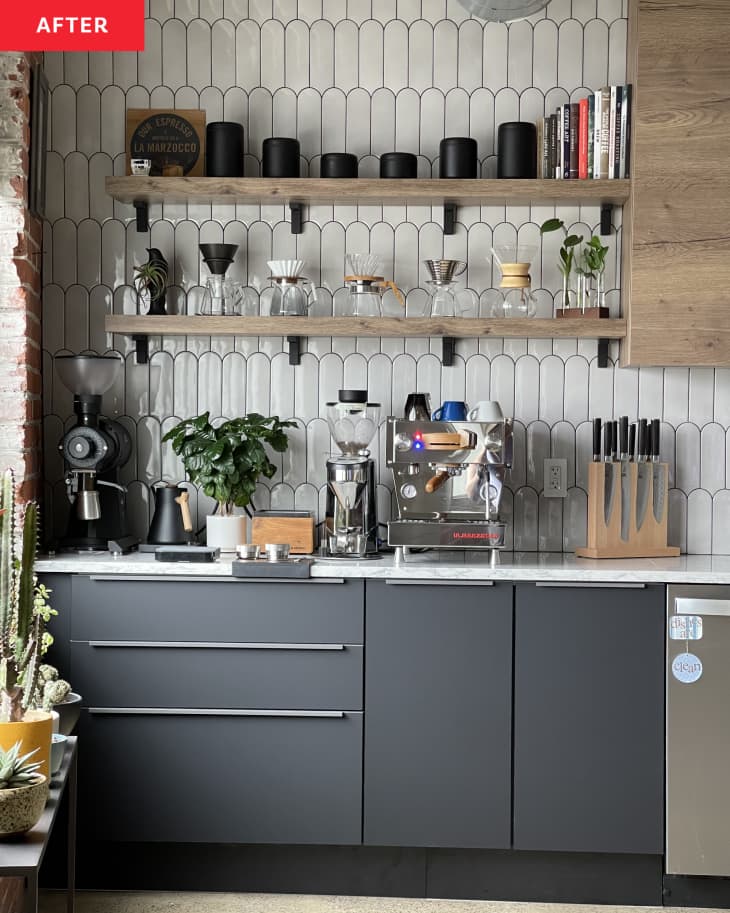 A Loft Kitchen’s Refresh Adds More Style & Cabinet Storage | Apartment ...