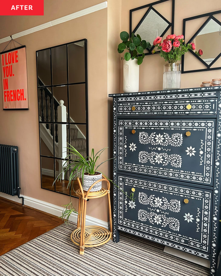 An IKEA HEMNES Gets A DIY Bone Inlay Look For Just 43 Apartment Therapy   Claire C Dresser After 2