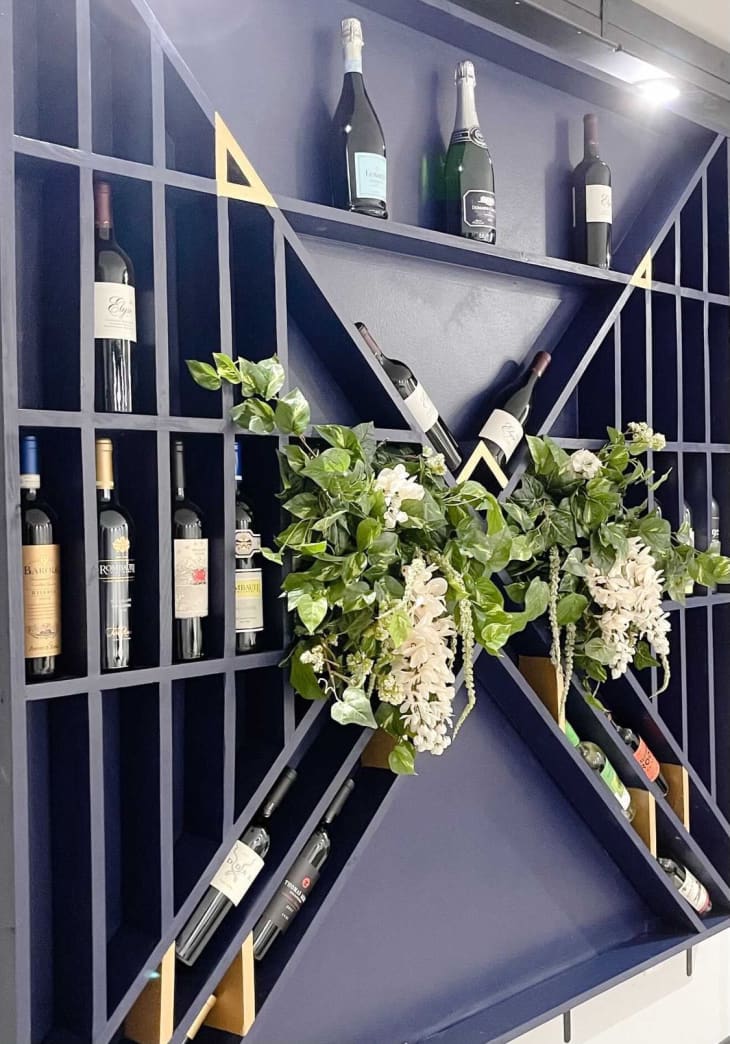 Wine rack best sale cabinet ideas