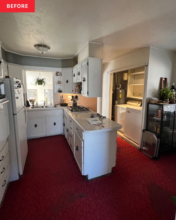 Carpeted kitchen shop