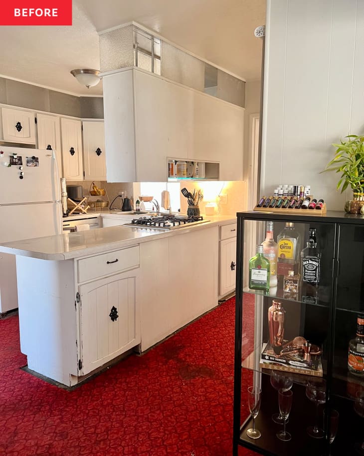 Carpeted kitchen shop
