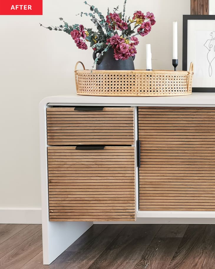 A 300 DIY Furniture Flip Transforms an ’80s Credenza Apartment Therapy