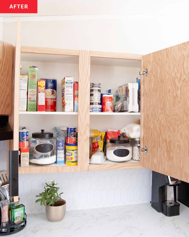 New Doors Transform Dated Cabinets in This Kitchen Makeover | Apartment ...