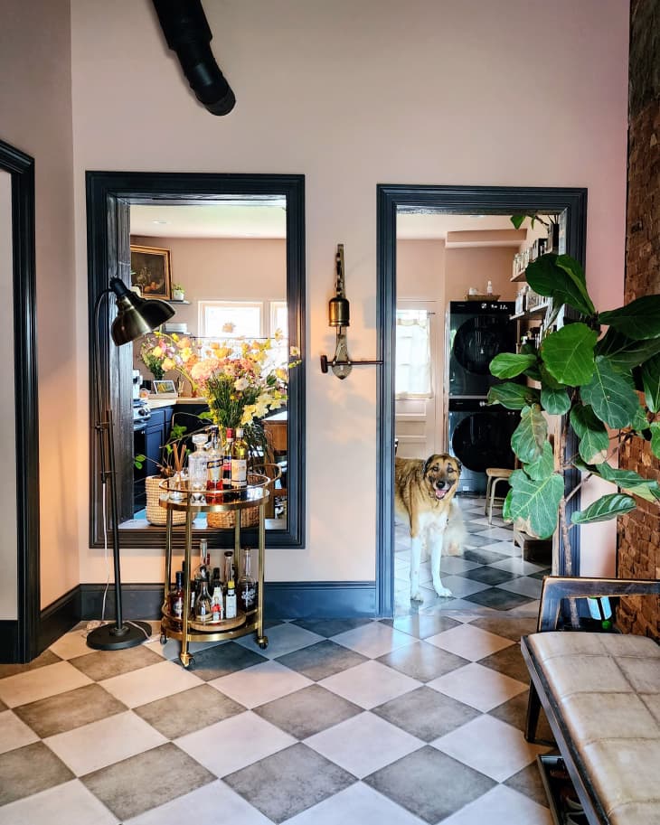 A Gut Reno Created The Exposed Brick Entryway Of My Dreams Apartment   Dana M Entryway After 0706