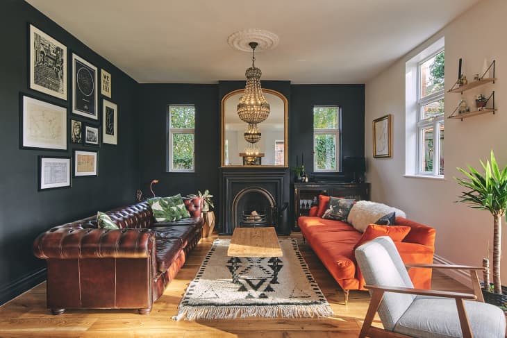 A Tear-Down Makeover Turns a Victorian Living Room into a Stunner | Cubby