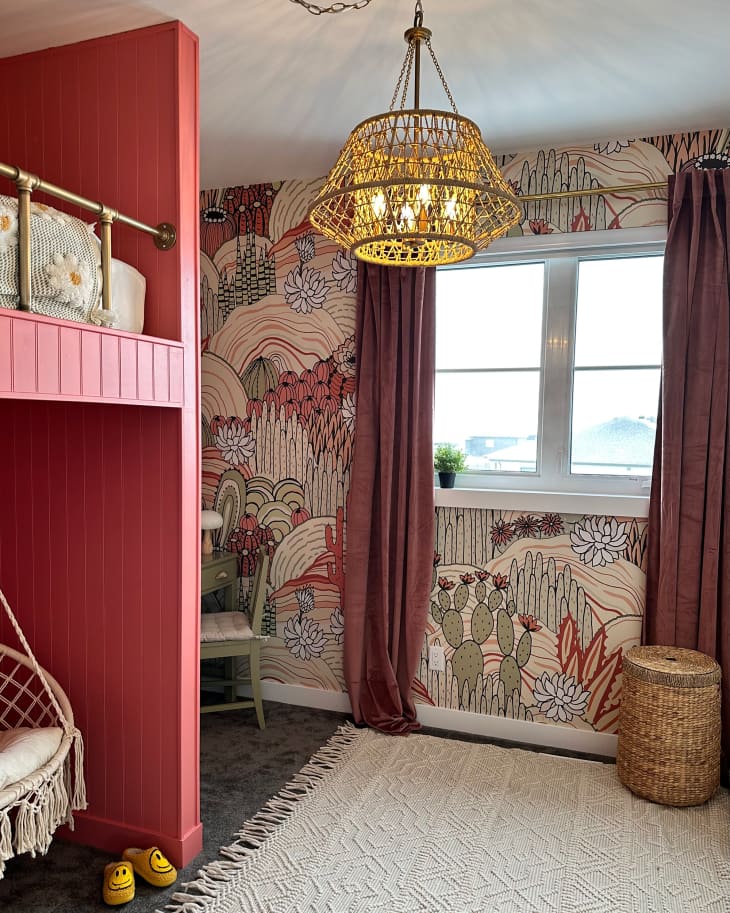 The Pink Loft Bed in This Kid's Room Makeover Is a Must-See | Cubby