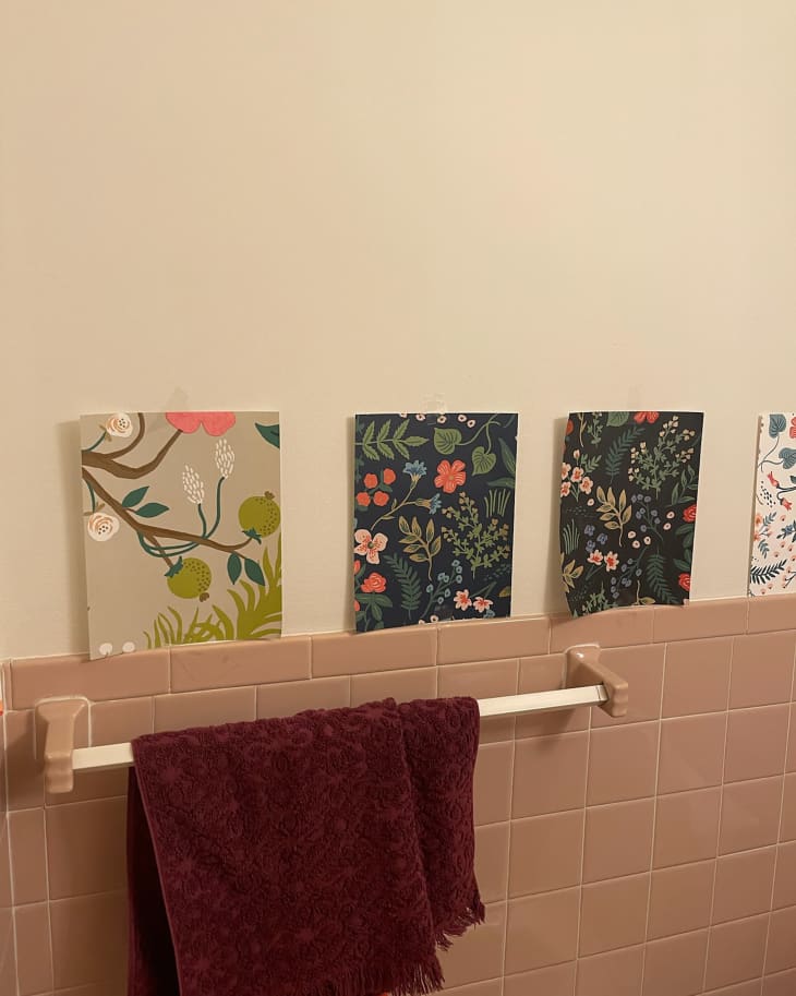 A Retro Bathroom’s $986 Makeover Keeps the 1960s Tile | Apartment Therapy