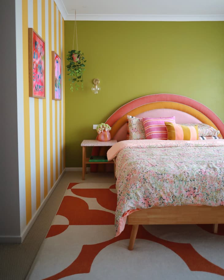 2 Paint Projects Totaling $198 Transformed This Beige Bedroom