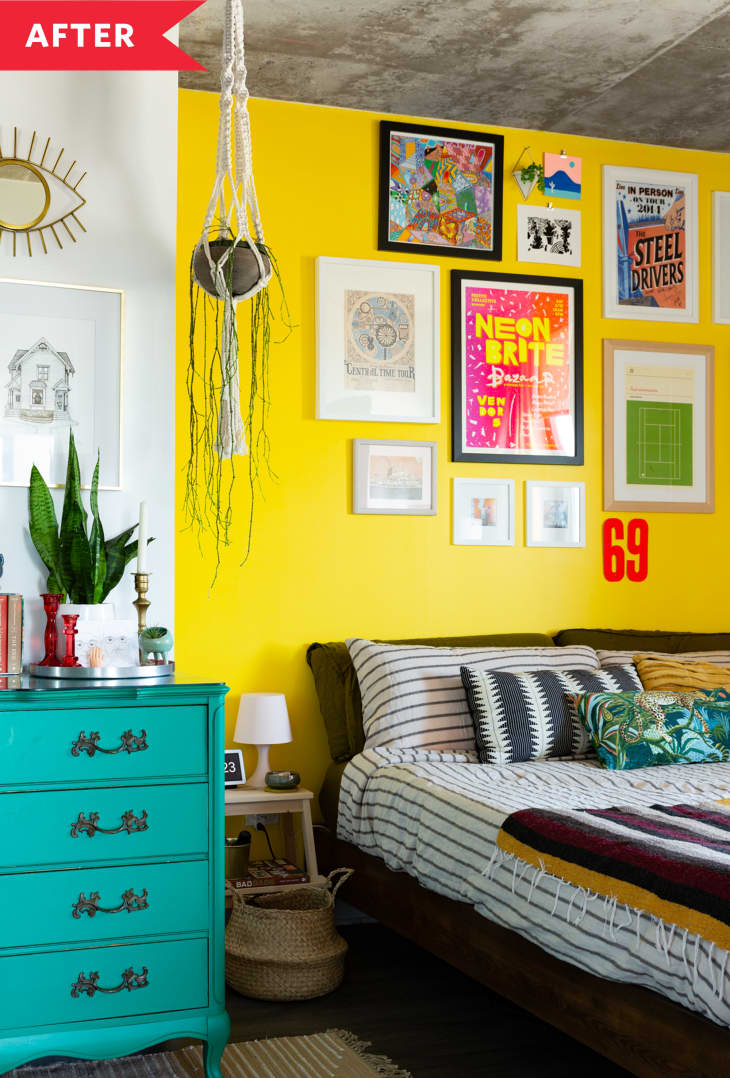 Color and Pattern DIY Apartment Makeover Photos | Apartment Therapy