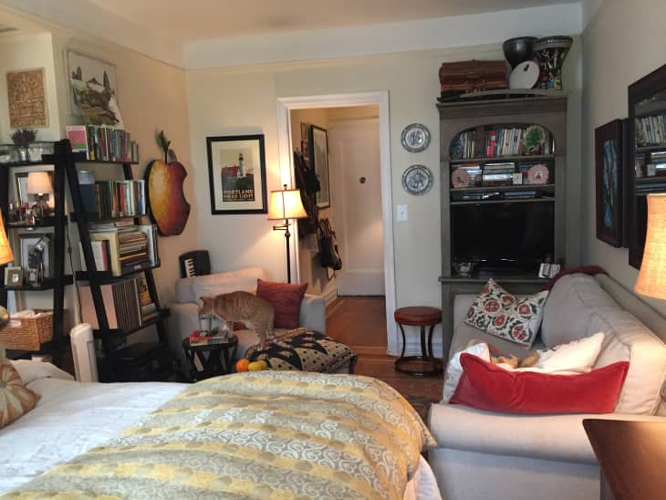 NYC Studio Apartment Storage Hacks and Ideas | Apartment Therapy