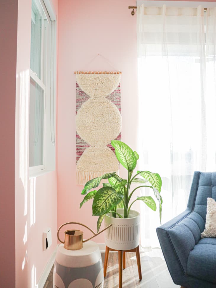 Pink and Gold California Rental Apartment | Apartment Therapy