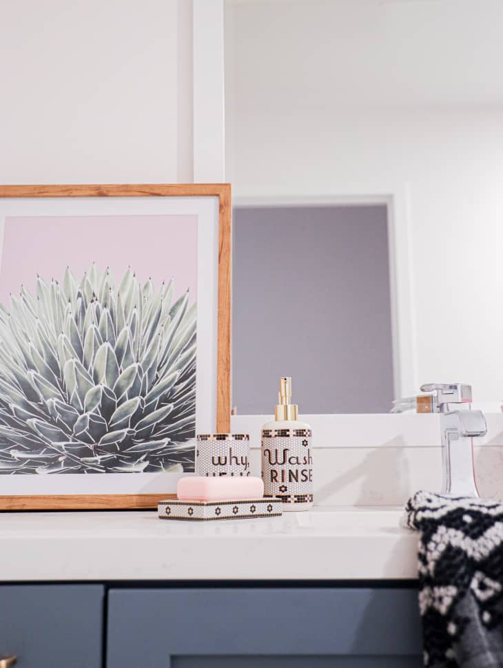 Pink and Gold California Rental Apartment | Apartment Therapy