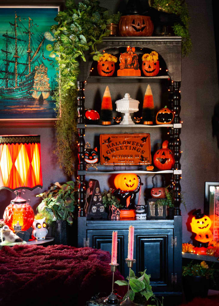 'The Moonlit Manor' Gothic Halloween House Tour Photos | Apartment Therapy