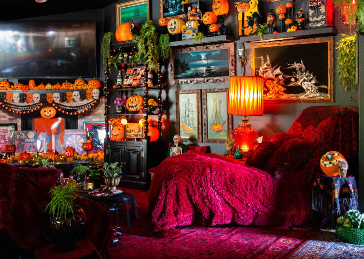 'The Moonlit Manor' Gothic Halloween House Tour Photos | Apartment Therapy