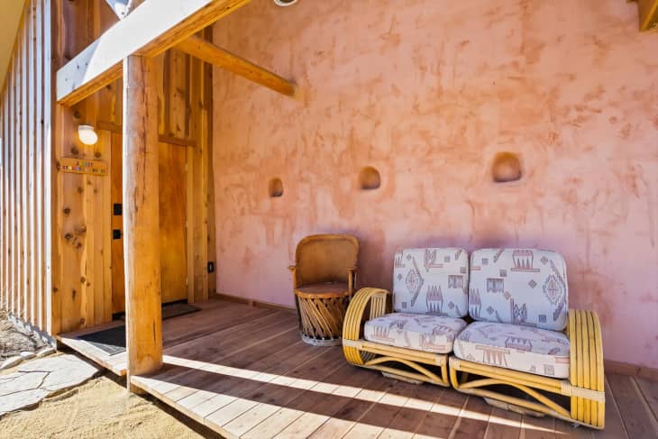 Pink Passive Solar Straw Bale ADU Tour Photos | Apartment Therapy