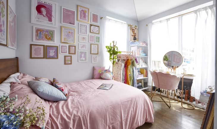 Pink Brooklyn Rental With Neoclassical Elements | Apartment Therapy
