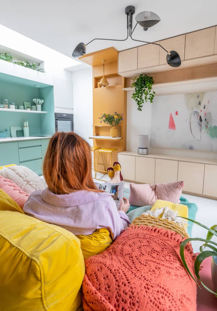 Family of 4 Colorful 450-Square-Foot UK Home Tour Photos | Apartment ...